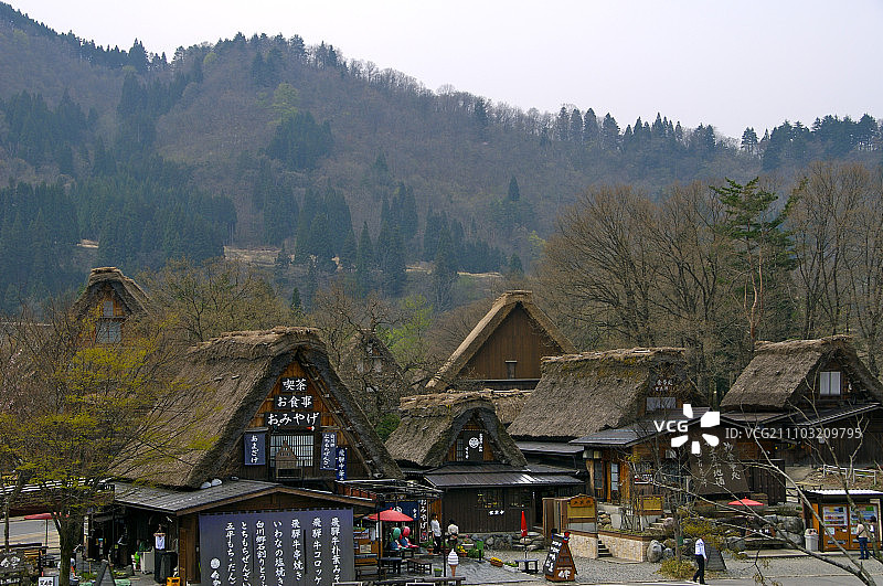 日本,歧阜县,白川乡,荻町,合掌屋,图片素材