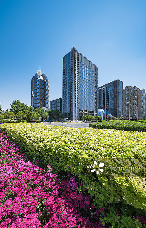 优美的城市风光图片素材