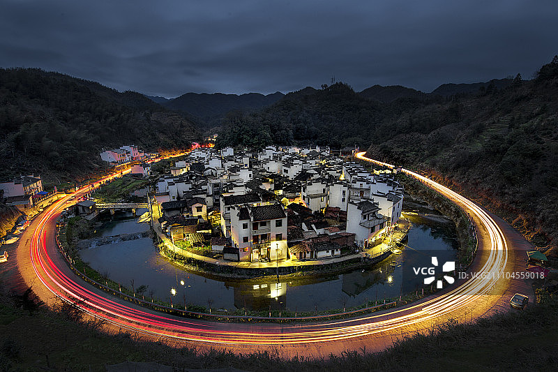 婺源菊径村图片素材