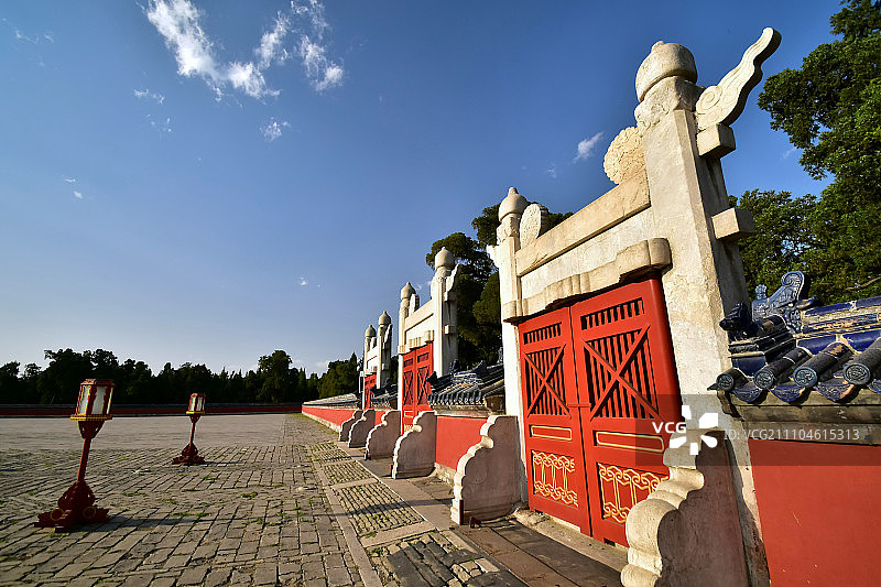 天坛圜丘建筑图片素材
