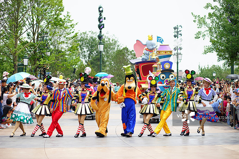 精彩的上海迪士尼乐园图片素材