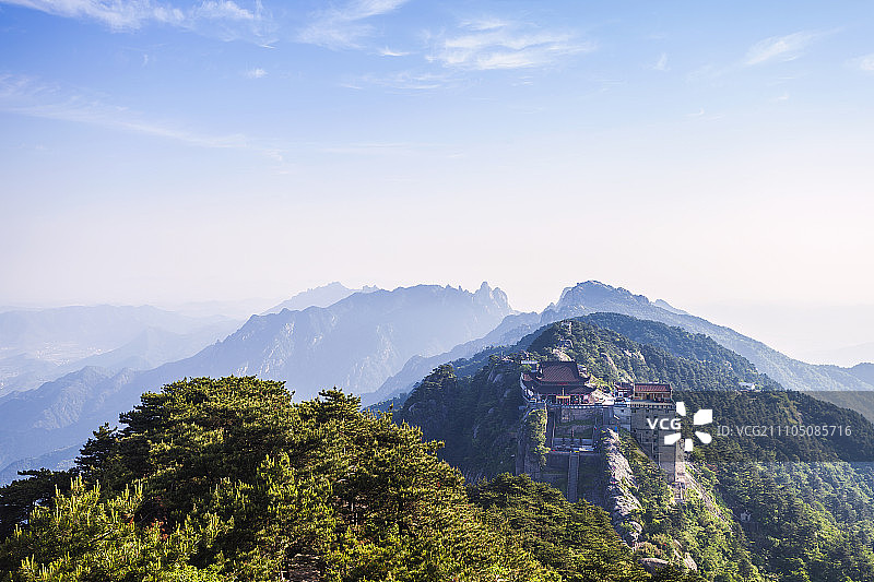 九华山景区风光图片素材
