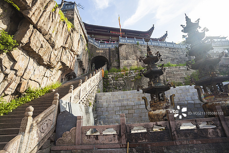 九华山景区风光图片素材