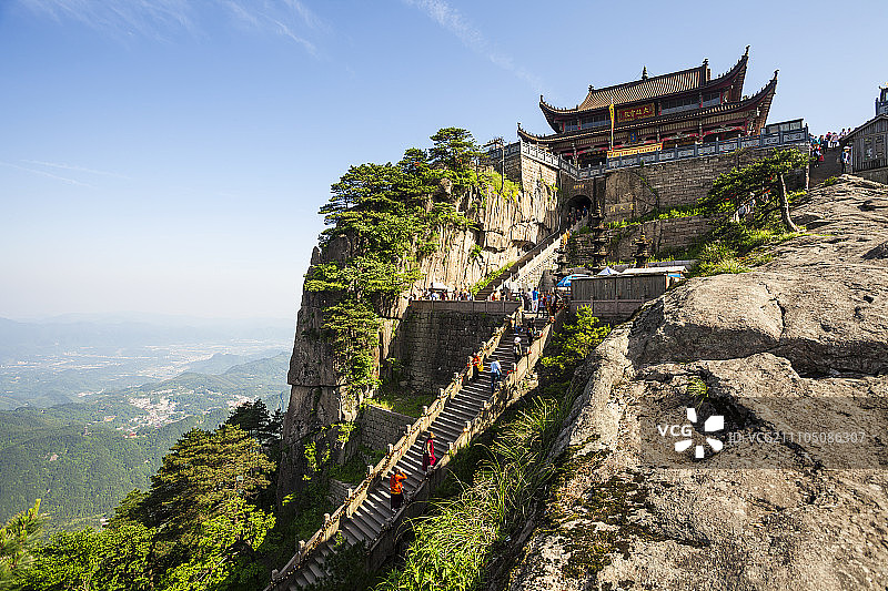 九华山景区风光图片素材