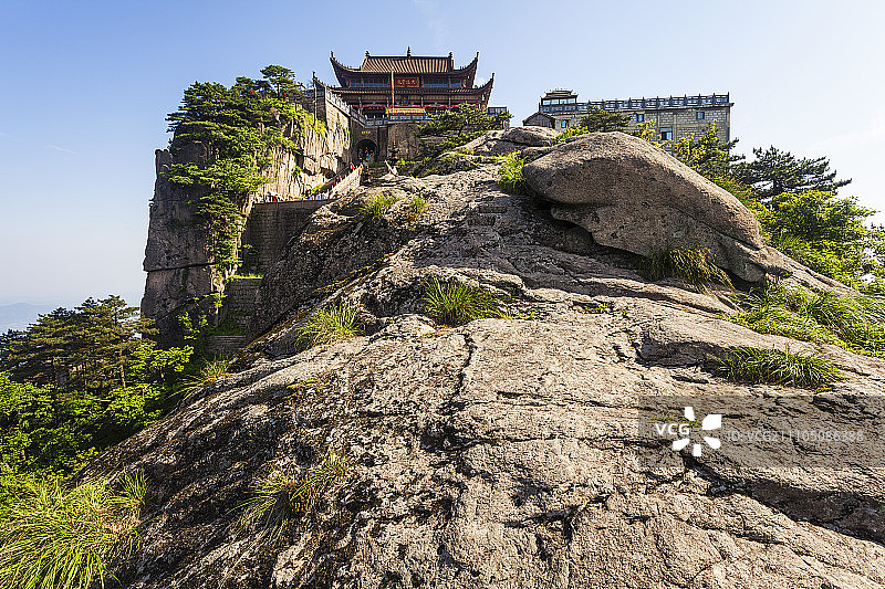 九华山景区风光图片素材