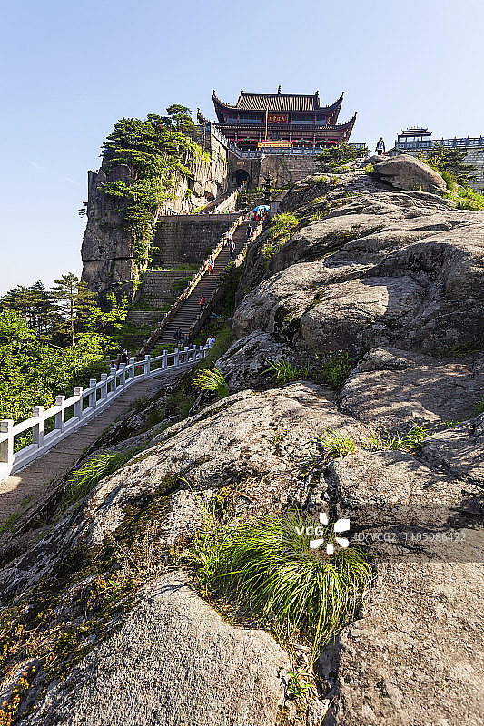 九华山景区风光图片素材