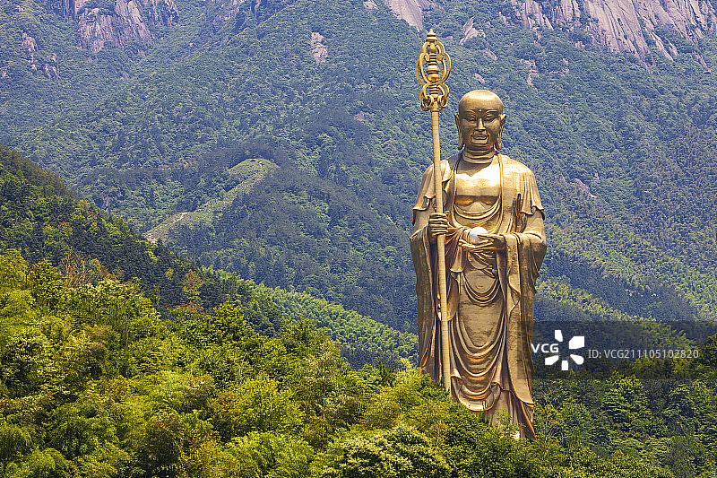 九华山大愿文化园——地藏王圣像景区图片素材