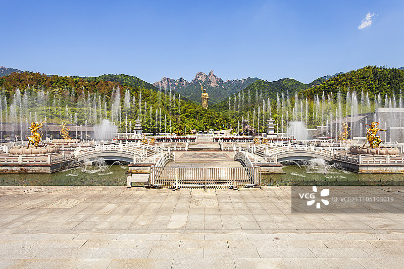 九华山大愿文化园——地藏王圣像景区图片素材