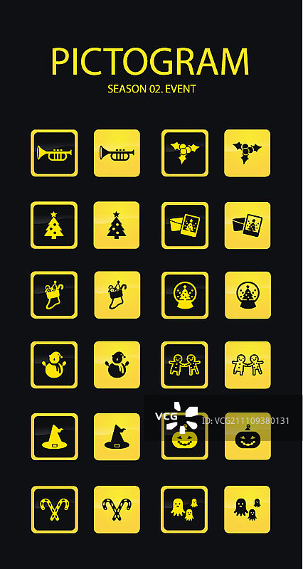 活动象形图集图片素材