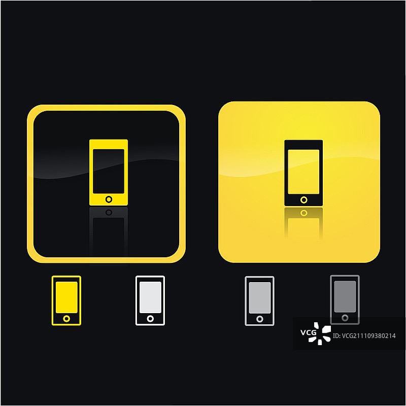 智能手机图标图片素材