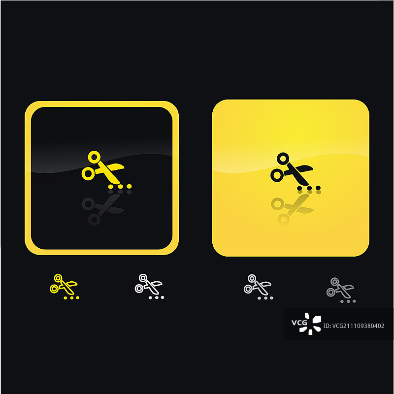 剪刀图标图片素材