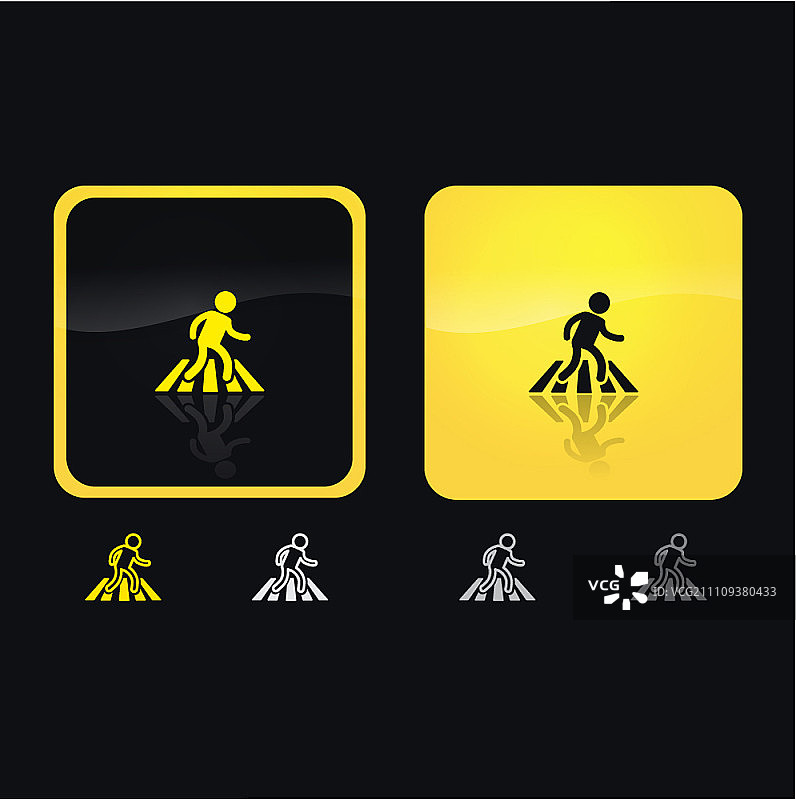 行人过马路图标图片素材