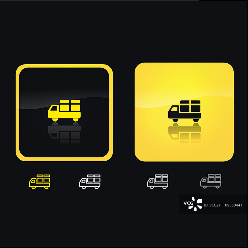 送货卡车图标图片素材