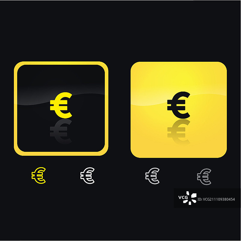 欧元货币图标图片素材