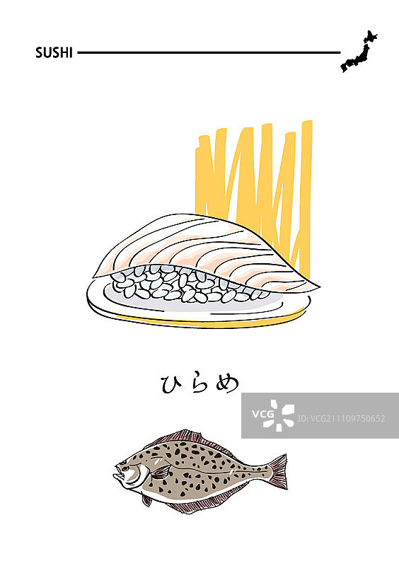 日式寿司拼盘图片素材