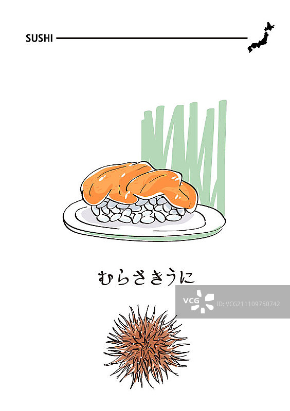 日式寿司拼盘图片素材