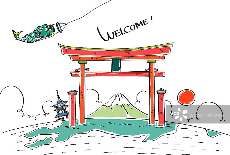 欢迎来到日本图片素材