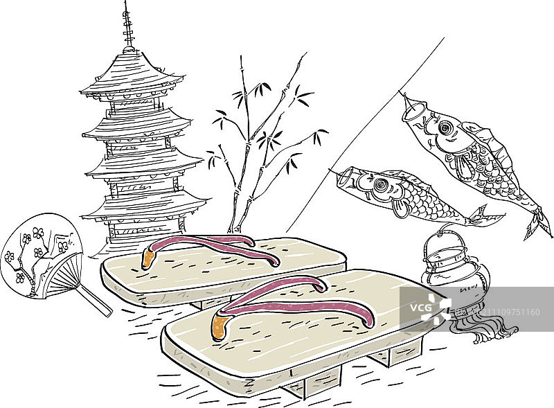 日本木屐图片素材