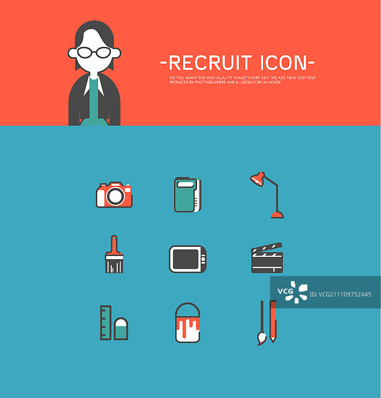 绘画图标合集图片素材