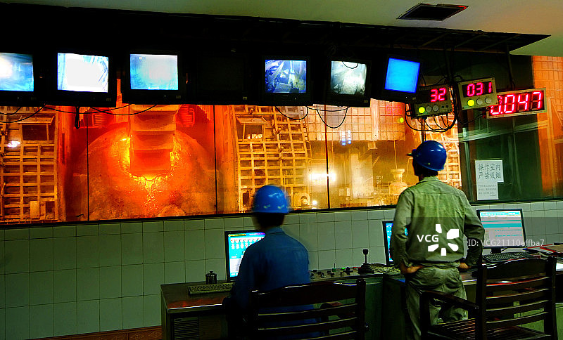 炼钢厂图片素材