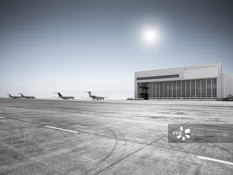 私人机场 H图片素材