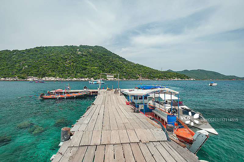 泰国南园岛码头图片素材
