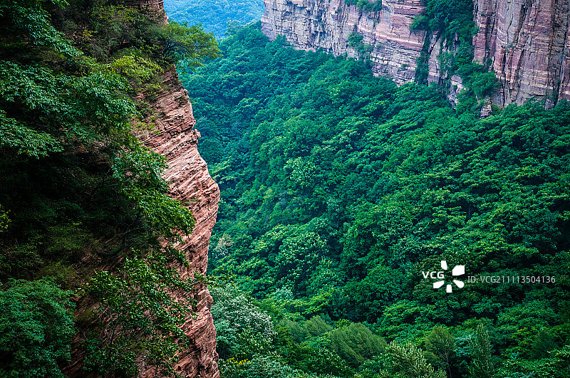 太行山嶂石岩地貌图片素材