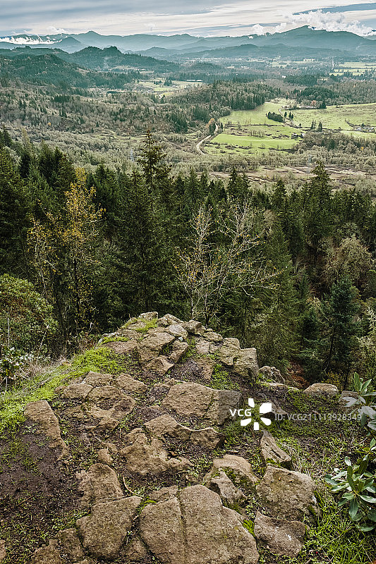 俄勒冈州斯普林菲尔德瑟斯顿山自然保护区景色图片素材