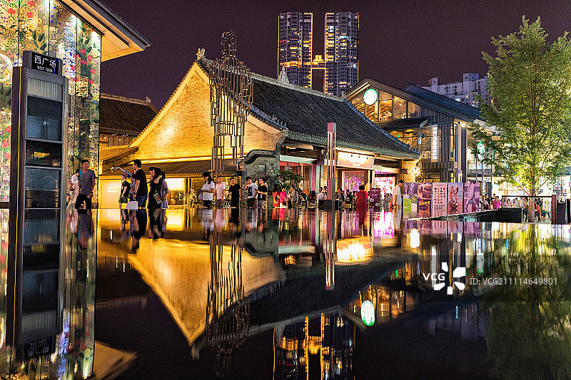 城市夜景图片素材