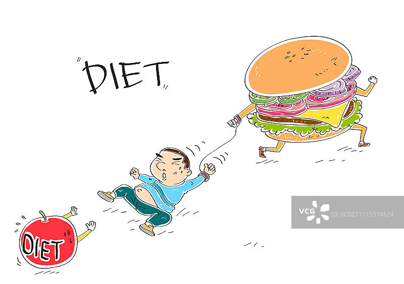 走路系鞋带的胖男孩图片素材