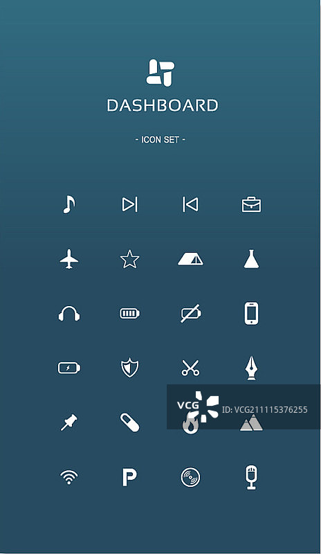 象形图图标集图片素材