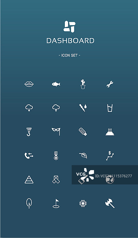 象形图图标集图片素材