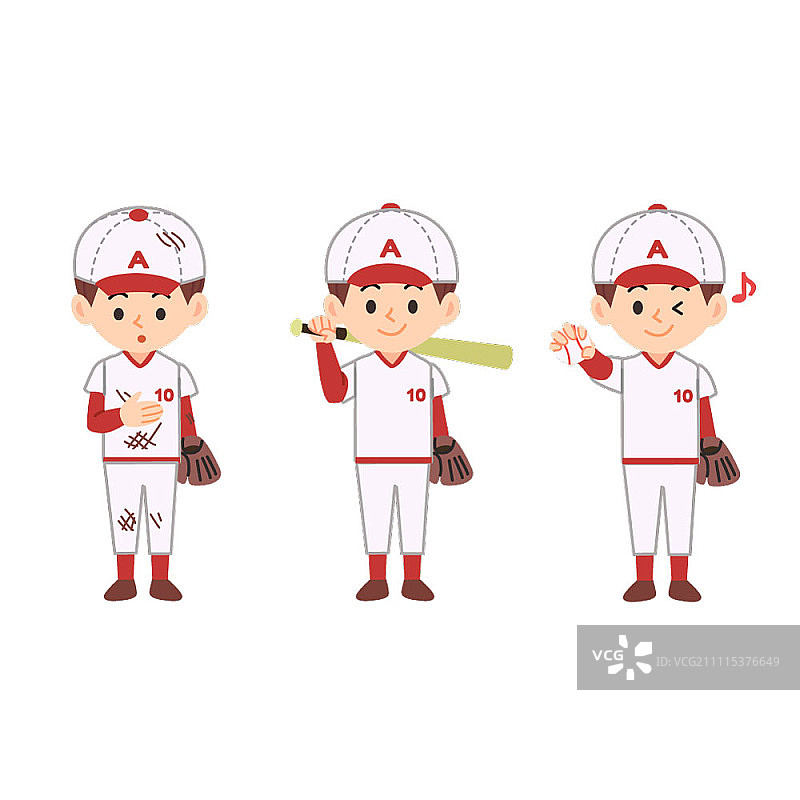 不同姿势的字符集图片素材