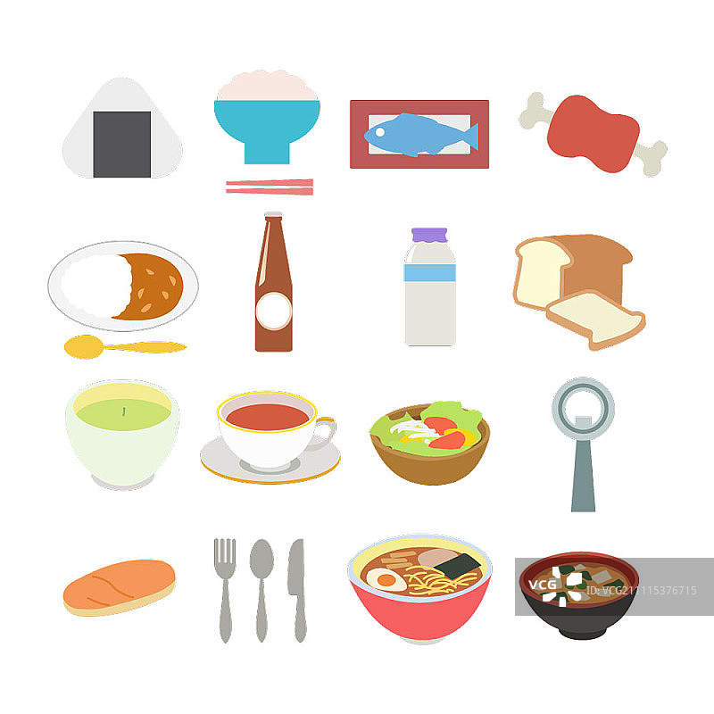 食物图标合集图片素材