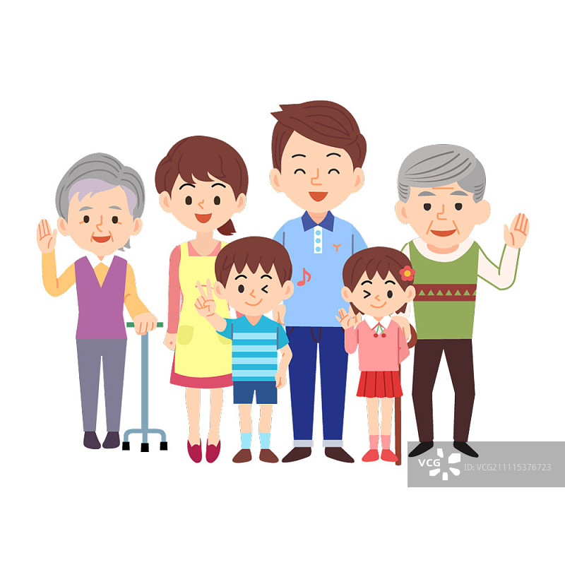 大家庭图片素材