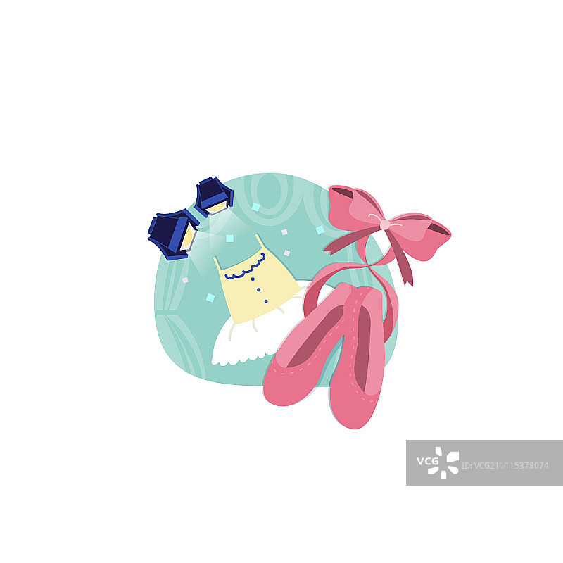 芭蕾舞裙和蓬蓬裙图片素材