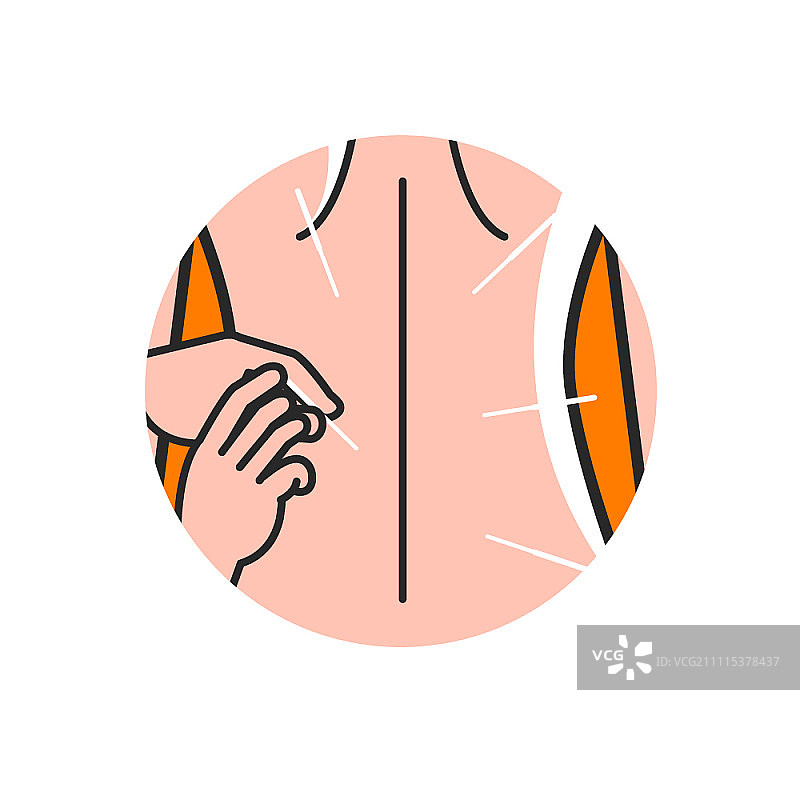 背部针灸图片素材