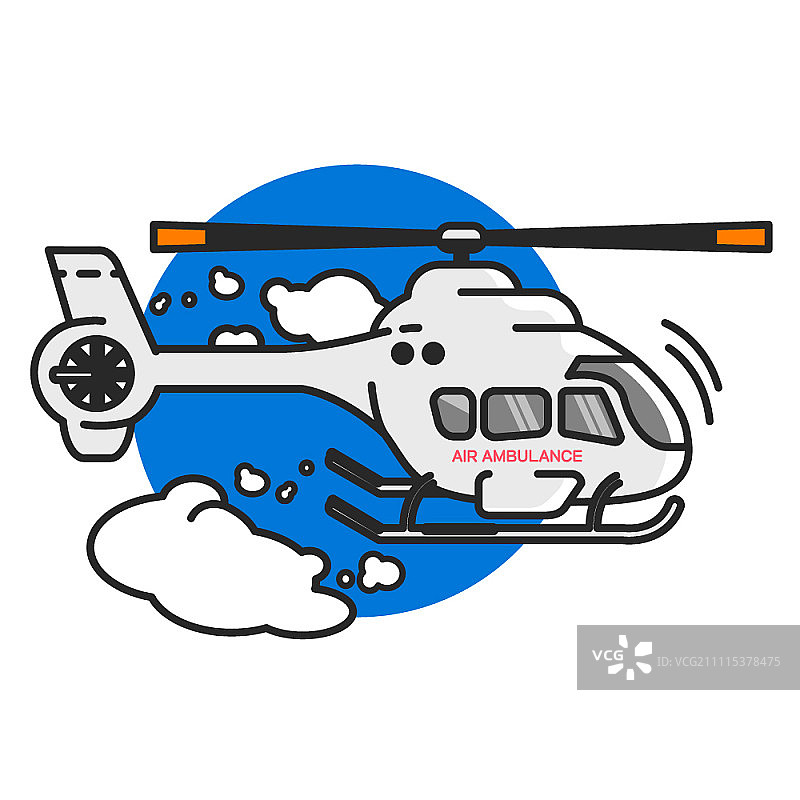 空中救护车图片素材