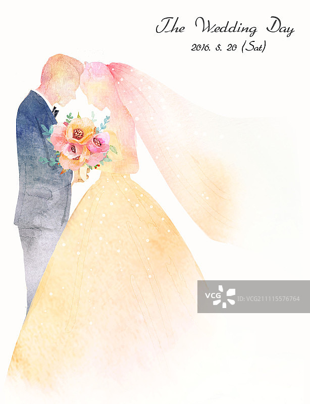 婚礼邀请函模板图片素材