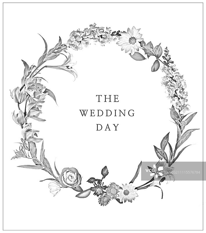 婚礼邀请函模板图片素材