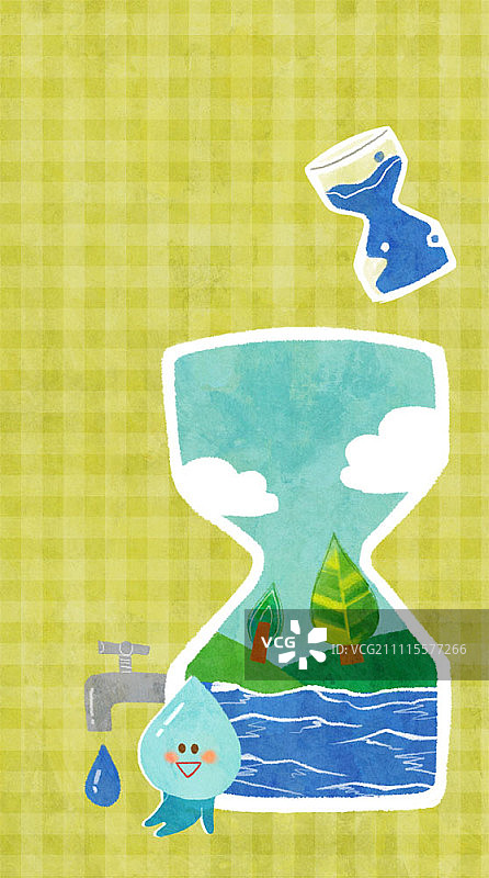 节约用水创意图片素材