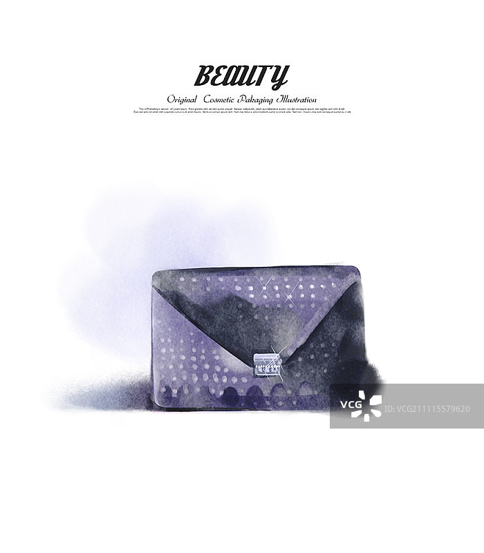 黑色手拿包图片素材