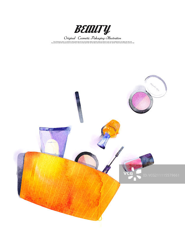 化妆品袋图片素材