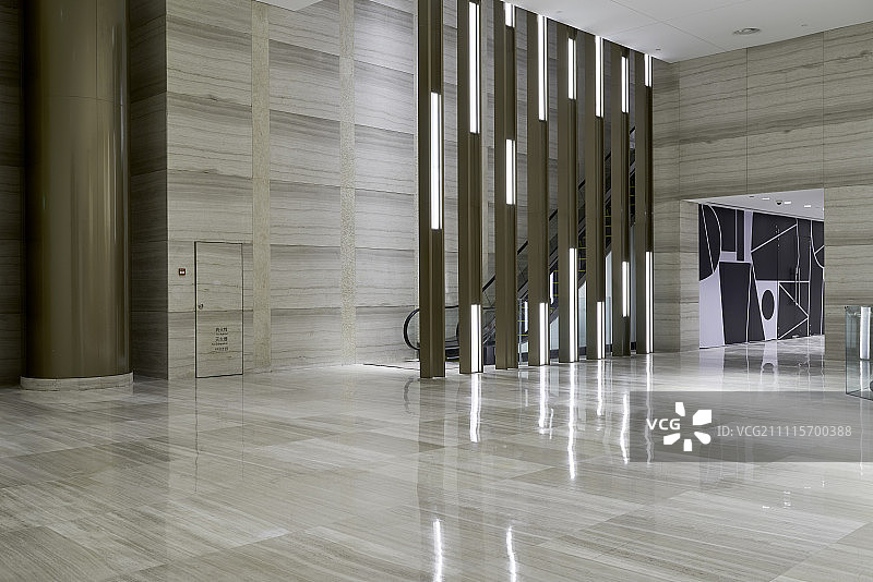 现代简约设计风格的高级写字楼大厅图片素材