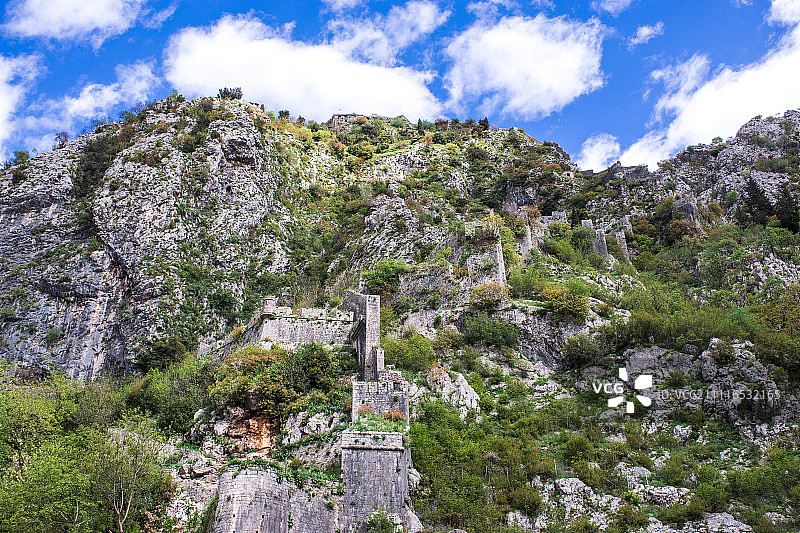 黑山科托尔古城风光图片素材