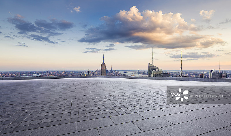 城市天台图片素材