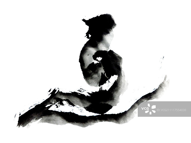 画笔描边图片素材