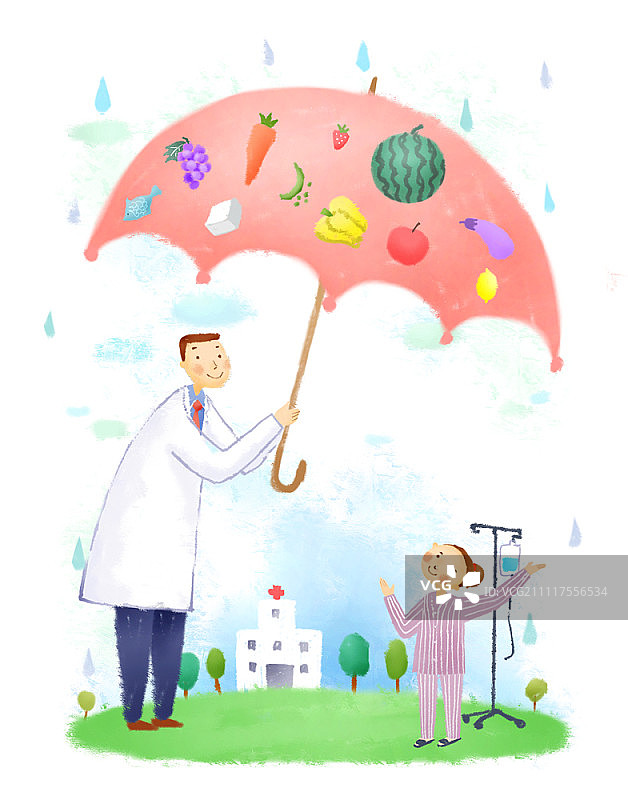 医生与医疗保健插画图片素材