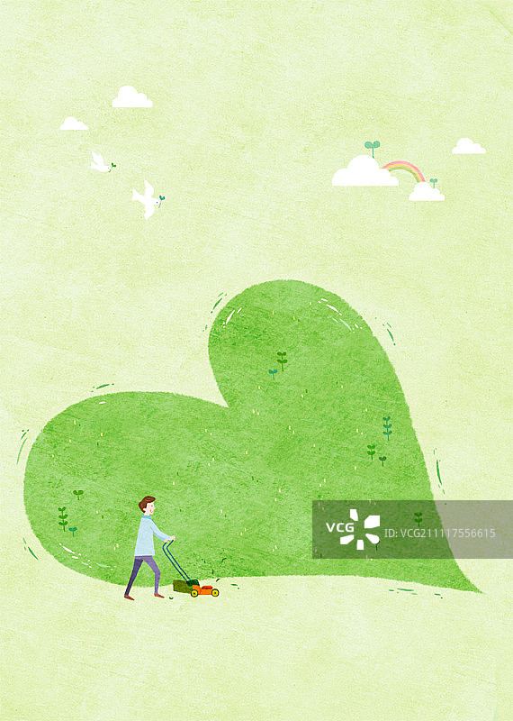 心形插画图片素材