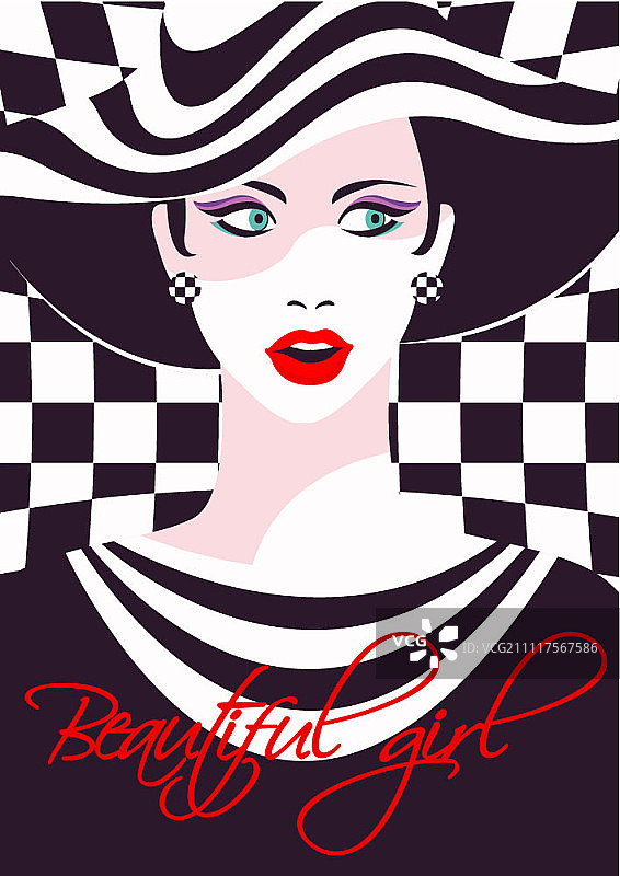 美丽插画图片素材